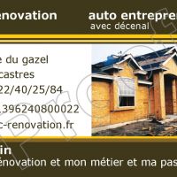 auto-entrepreneur Rénovation complète Rénovation complète, CASTRES 81