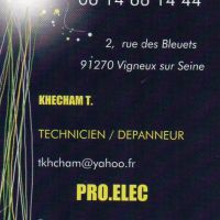 auto-entrepreneur Électricien Électricien, Vigneux sur Seine 