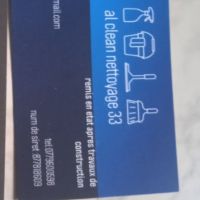 auto-entrepreneur Agent d'entretien Agent d'entretien, Berson (33390) 