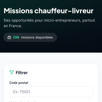 Chauffeur-livreur à Goussainville